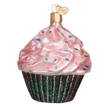 Load image into Gallery viewer, Pink Chocolate Cupcake Ornament [Online Only]
