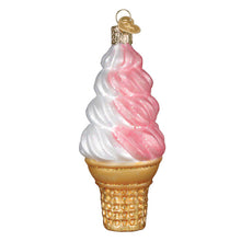 Load image into Gallery viewer, Strawberry Swirl Soft Serve Ornament [Online Only]

