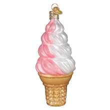 Load image into Gallery viewer, Strawberry Swirl Soft Serve Ornament [Online Only]
