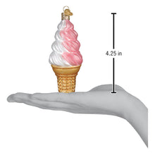 Load image into Gallery viewer, Strawberry Swirl Soft Serve Ornament [Online Only]
