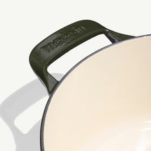 Load image into Gallery viewer, Round Enameled Cast Iron Dutch Oven 5.5 Qt Willow Green | Made In
