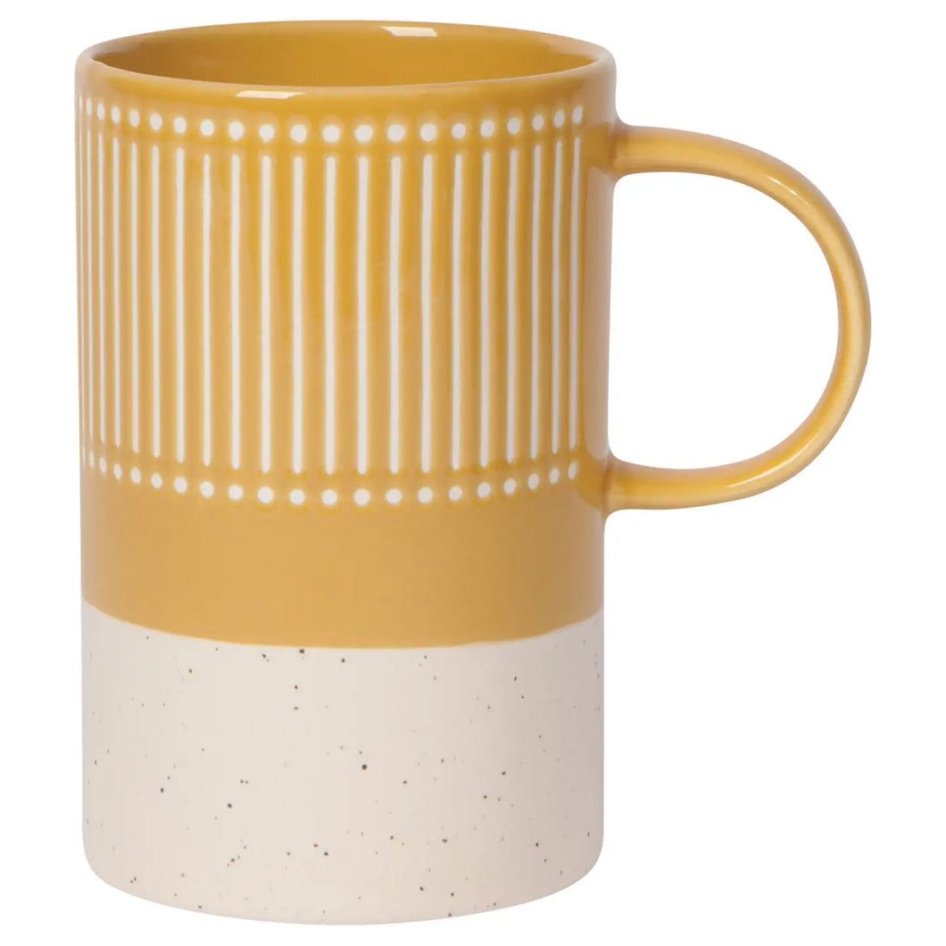 Ochre Etch Mug 14 oz