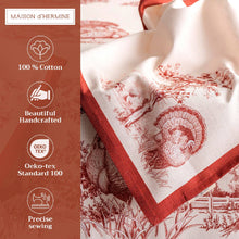 Load image into Gallery viewer, Holy Jouy Fall Thanksgiving Napkins (Set of 4)
