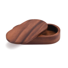 Load image into Gallery viewer, Acacia Wood Salt &amp; Pepper Pinch Pot w/ Cover [Online Only]
