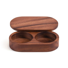 Load image into Gallery viewer, Acacia Wood Salt &amp; Pepper Pinch Pot w/ Cover [Online Only]

