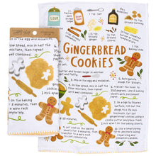Load image into Gallery viewer, Gingerbread Cookies Kitchen Towel
