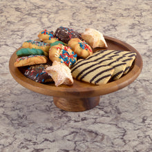 Load image into Gallery viewer, Acacia Wood Small Cake Stand [Online Only]
