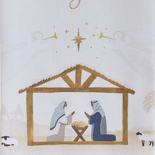 Load image into Gallery viewer, Away in the Manger &quot;All Is Bright&quot; Dishtowel
