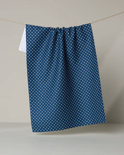 Load image into Gallery viewer, Geometry Saddle Indigo Tea Towel
