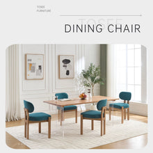Load image into Gallery viewer, Dining Chairs With Ergonomic Backrest And Adjustable Feet (Set of 2) [Online Only]
