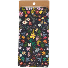 Load image into Gallery viewer, Dark Floral Kitchen Towel
