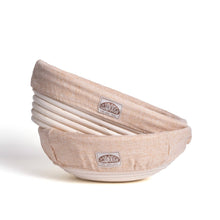 Load image into Gallery viewer, 9.8" Oblong Proofing Bread Basket with Liner – 123Dough
