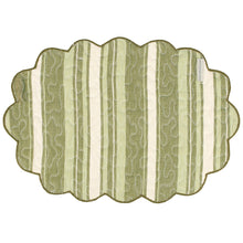 Load image into Gallery viewer, Green Botanical Reversible Placemat
