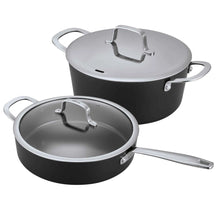 Load image into Gallery viewer, Alva 4-Piece Non-Stick Cookware Set—Black [Online Only]
