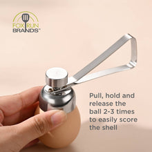 Load image into Gallery viewer, Stainless Steel Egg Cracker and Shell Opener
