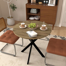 Load image into Gallery viewer, Round Compact Dining Table - Rustic Brown [Online Only]
