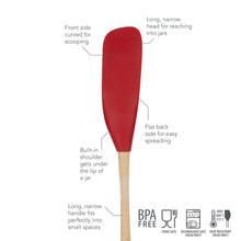 Load image into Gallery viewer, Flex-Core® Silicone and Wood Jar Scraper [Online Only]
