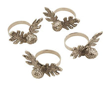 Load image into Gallery viewer, Classic Brass Design Napkin Rings Holders - Set of 4 (2 Styles) [Online Only]
