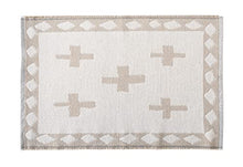 Load image into Gallery viewer, Reversible Two-Tone Woven Plus Sign Placemats 14”W x 19”L, Set of 4 [Online Only]
