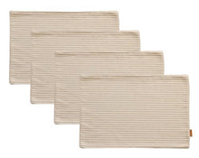 Load image into Gallery viewer, Fennco Styles Striped Two-Side Use Reversible Placemats, Set of 4 (2 Colors) [Online Only]
