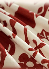Load image into Gallery viewer, Red Deer and Floral Pom Pom Christmas Tablecloth [Online Only]
