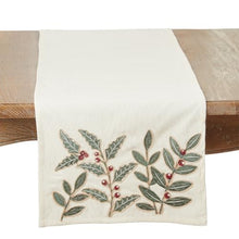 Load image into Gallery viewer, Festive Holly Berry Table Runner 16" W x 72" L [Online Only]
