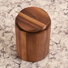 Load image into Gallery viewer, Acacia Wood Rotating Lazy Susan Utensil Holder [Online Only]
