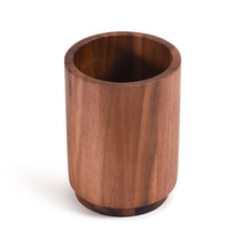 Load image into Gallery viewer, Acacia Wood Rotating Lazy Susan Utensil Holder [Online Only]
