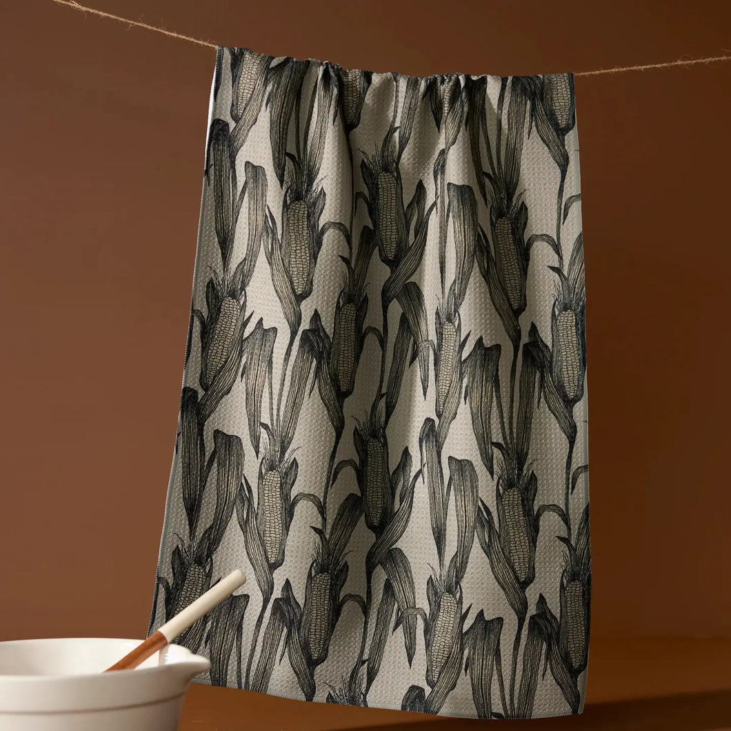 Geometry Husk Tea Towel