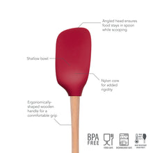 Load image into Gallery viewer, Flex-Core® Silicone and Wood Spoonula [Online Only]
