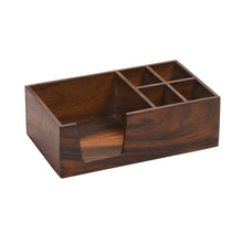 Load image into Gallery viewer, Acacia Wood Flatware &amp; Napkin Holder [Online Only]
