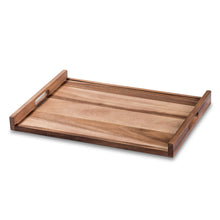 Load image into Gallery viewer, Acacia Wood Large Serving Tray Solid Bottom [Online Only]
