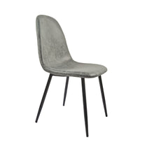 Load image into Gallery viewer, Modern Accent Dining Chairs Upholstered Seat, Metal Legs (Set of 4) [Online Only]
