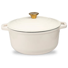 Load image into Gallery viewer, 6qt Enameled Cast Iron Dutch Oven (2 colors)
