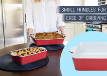 Load image into Gallery viewer, Red Ceramic Stoneware Baking Dish (3 Sizes)
