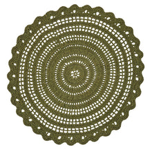 Load image into Gallery viewer, Addison Crochet Placemat - Matcha Green
