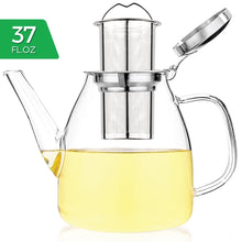 Load image into Gallery viewer, 37oz Galaxy Glass Tea Kettle
