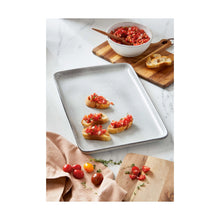 Load image into Gallery viewer, Stinson Rectangle Light Gray Stoneware Platter
