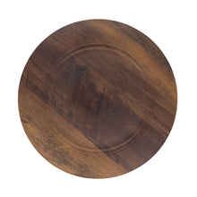 Load image into Gallery viewer, Faux Wood Charger Plate
