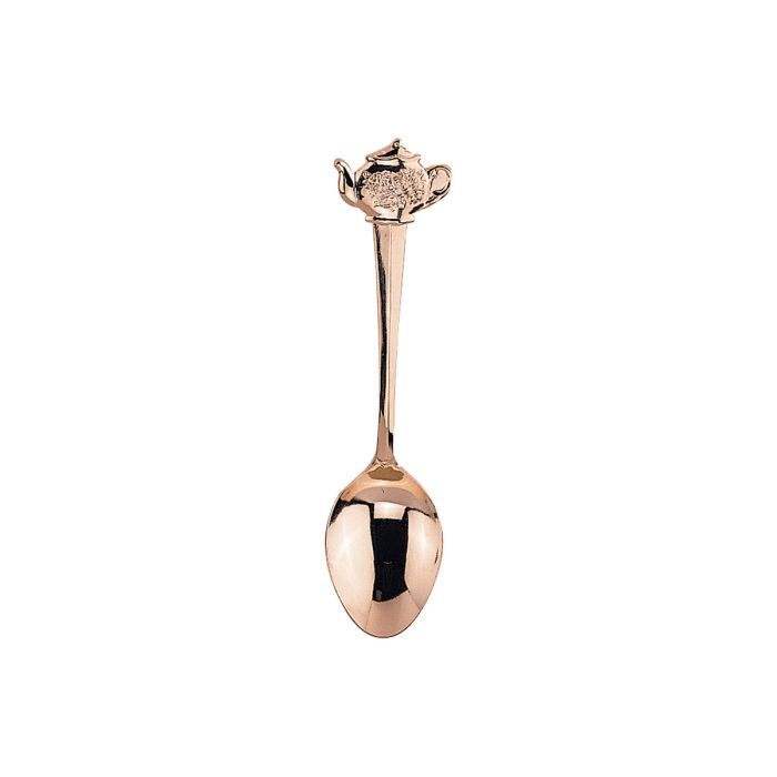 Fino Demi Spoon with Teapot Design (Silver or Gold Plated)