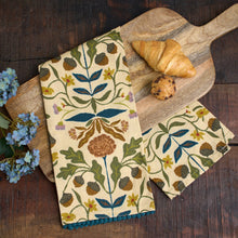 Load image into Gallery viewer, Fall Folk Floral Kitchen Towel
