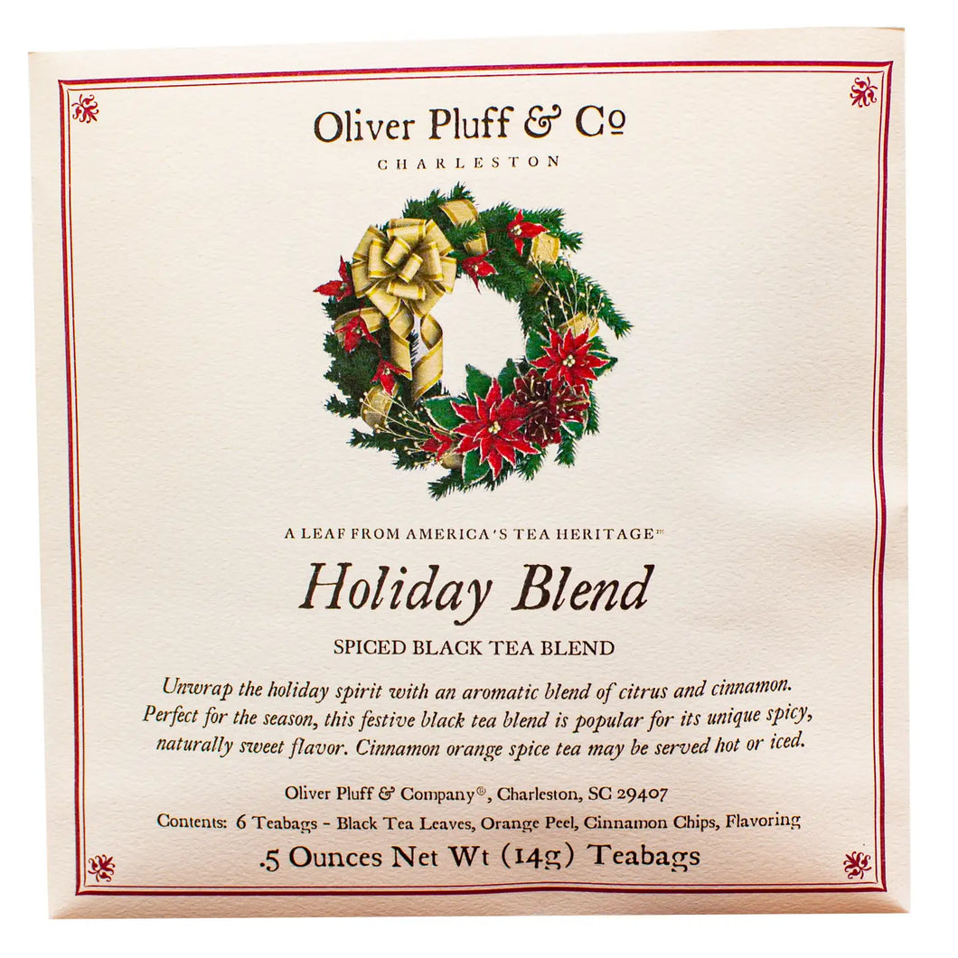 Oliver Pluff & Co. Holiday Blend Teabags