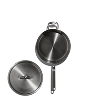 Load image into Gallery viewer, Eater x Heritage Steel 4 Quart Sauté Pan with Lid [Online Only]
