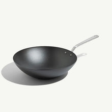 Load image into Gallery viewer, Made In Seasoned Carbon Steel Wok 13.5"
