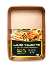 Load image into Gallery viewer, Lasagna/Roaster Pan Ultimate 15&quot; X 10&quot; X 3&quot; Rose Gold
