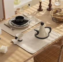 Load image into Gallery viewer, Fennco Styles Striped Two-Side Use Reversible Placemats, Set of 4 (2 Colors) [Online Only]
