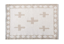 Load image into Gallery viewer, Reversible Two-Tone Woven Plus Sign Placemats 14”W x 19”L, Set of 4 [Online Only]
