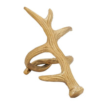 Load image into Gallery viewer, Rustic Antler Design Aluminum Napkin Rings, Set of 4 [Online Only]
