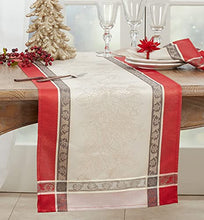 Load image into Gallery viewer, Holiday Design Jacquard Christmas Table Runner [Online Only]
