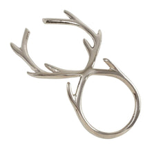 Load image into Gallery viewer, Holiday Antler Metal Napkin Rings, Set of 4 [Online Only]
